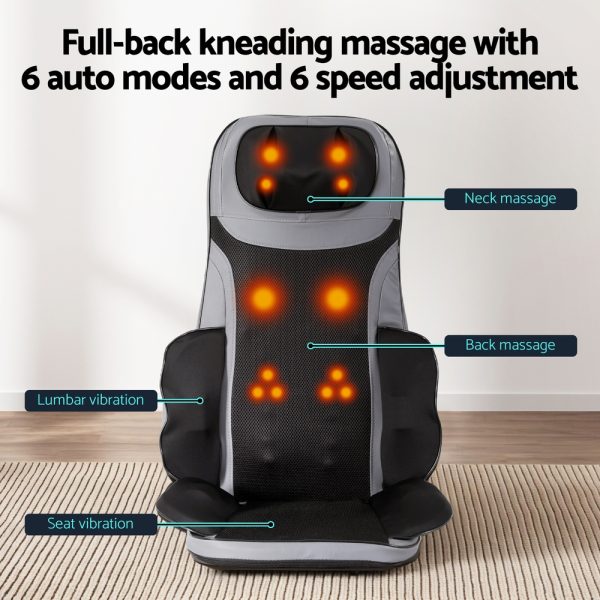 Livemor 8-nodes Full Back Massage Cushion Heating Massage Seats - Image 4
