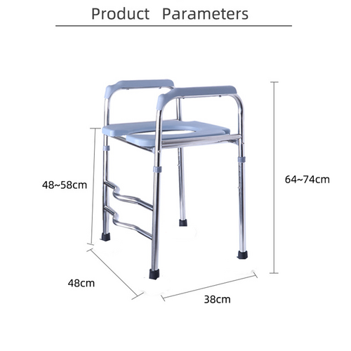 Upgrade Raised Toilet Seat 19.3"-25.2" 150kg Universal Toilet Riser for Elderly - Image 10