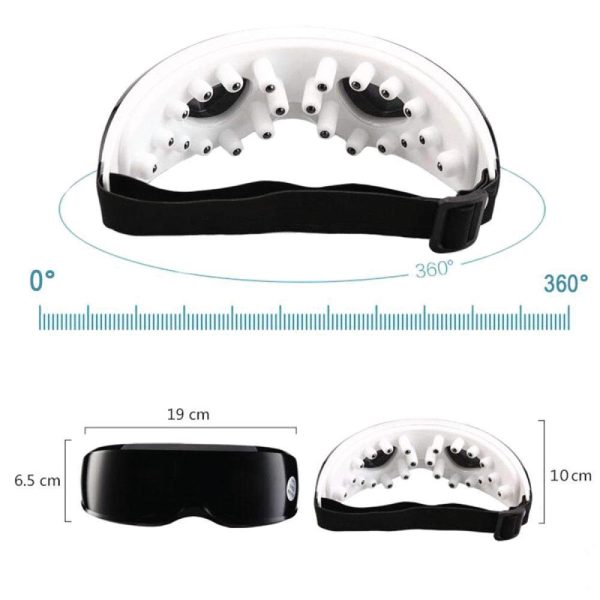 Orku Magnetic Eye Massager Rechargeable - Wireless Pressure Vibration Electric - Image 4