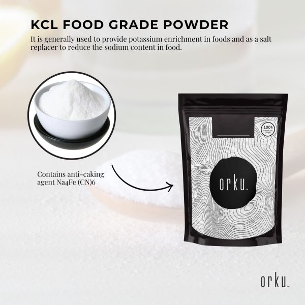 1Kg Potassium Chloride Powder - Pure E508 Food Grade Salt Substitute Supplement - Image 4