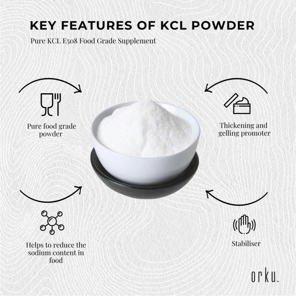 1Kg Potassium Chloride Powder - Pure E508 Food Grade Salt Substitute Supplement - Image 5