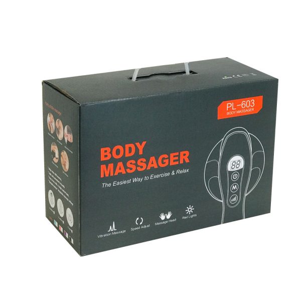 Full Body Vibration Handheld Massager - 4 Massage Heads Neck Shoulders Back Legs - Image 2