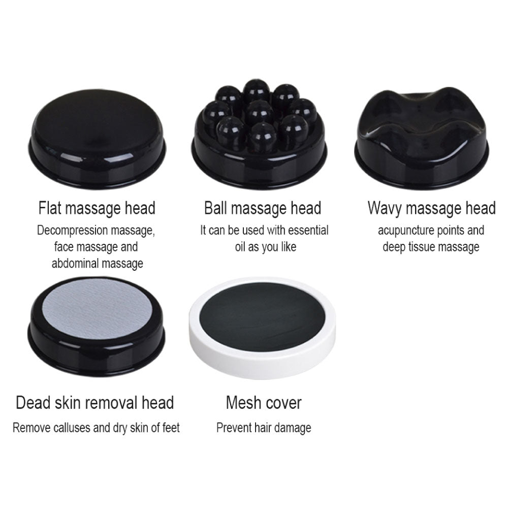 Full Body Vibration Handheld Massager - 4 Massage Heads Neck Shoulders Back Legs - Image 5