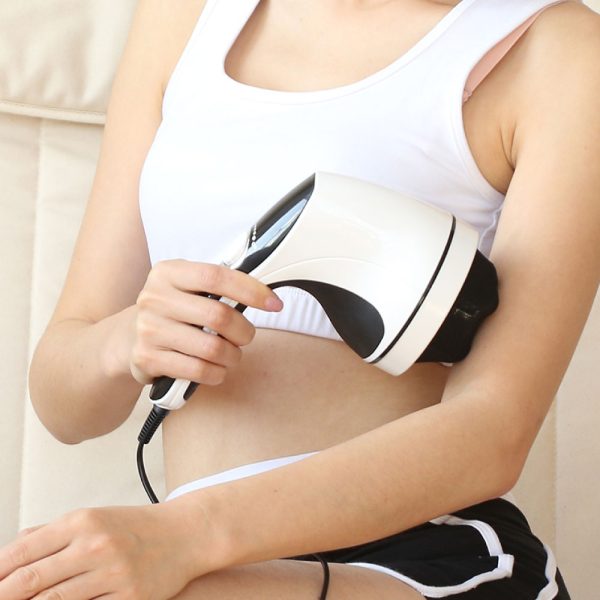 Full Body Vibration Handheld Massager - 4 Massage Heads Neck Shoulders Back Legs - Image 7