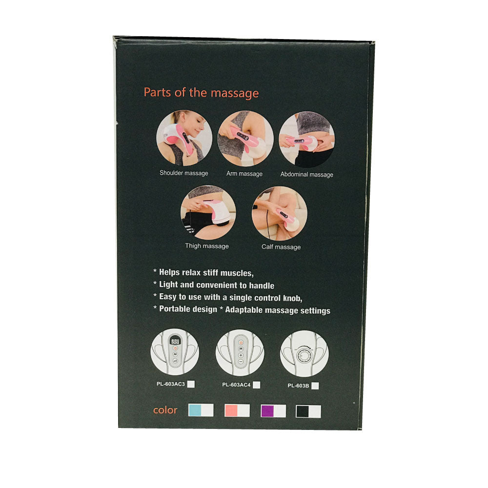 Full Body Vibration Handheld Massager - 4 Massage Heads Neck Shoulders Back Legs - Image 10
