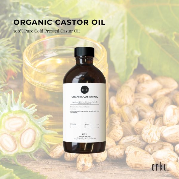1.5L Organic Castor Oil - Hexane Free Cold Pressed Anti Oxidant Skin Hair Care - Image 2