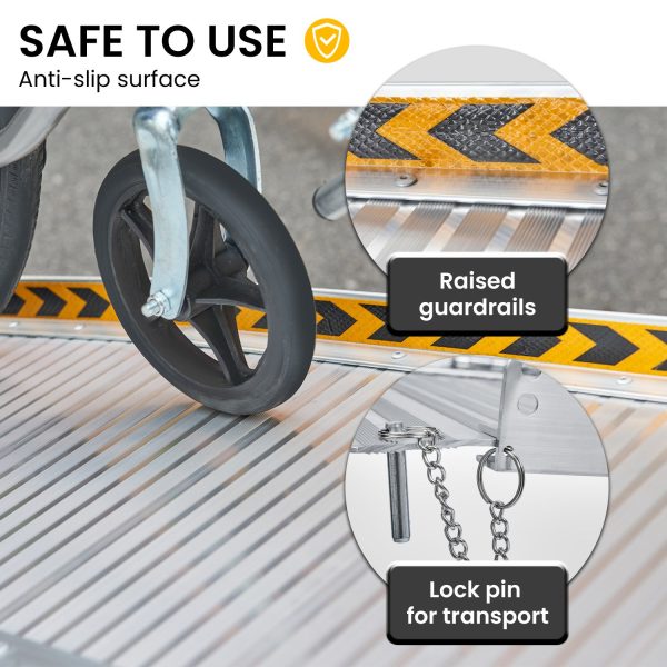 Kartrite 3ft Aluminium Foldable Wheelchair Ramp R01 - Image 10
