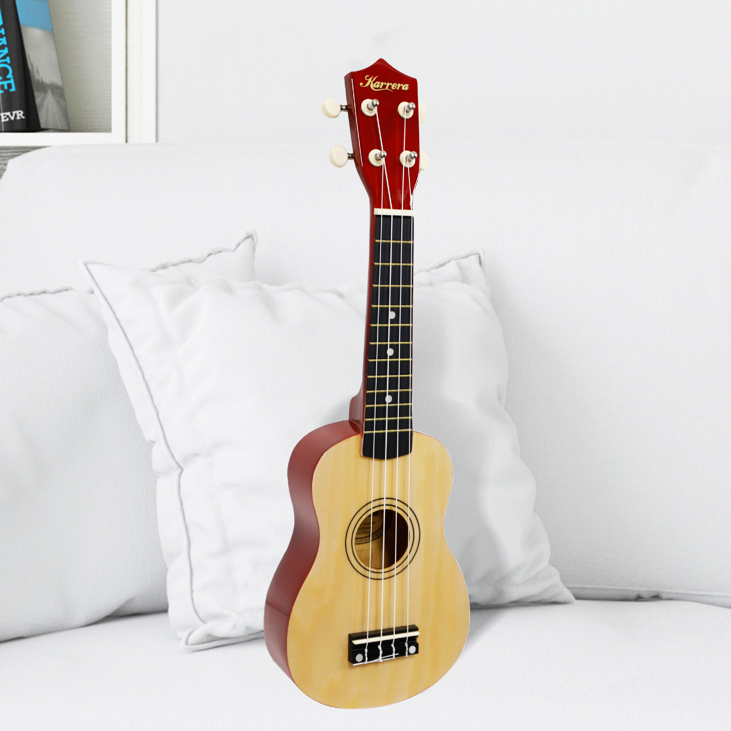 Karrera 21in Ukulele - Natural - Image 5