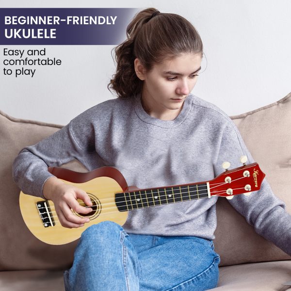 Karrera 21in Ukulele - Natural - Image 6