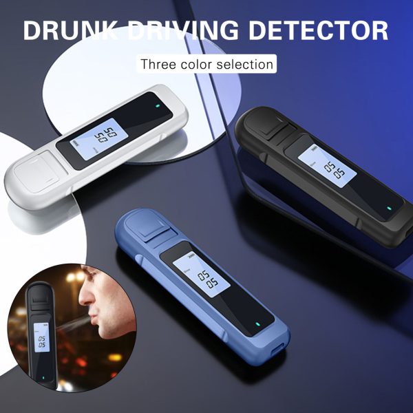 Alcohol Breathalyzer Drink Tester DUI LCD Breath Analyzer Handbag Pocket Size BLACK - FREE POST - Image 3