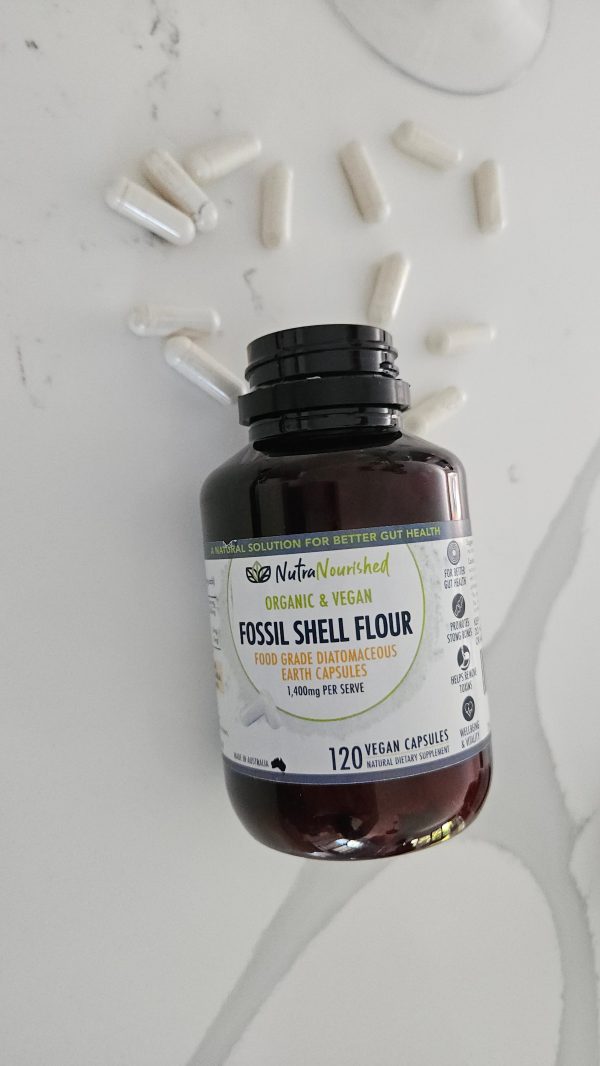 Fossil Shell Flour Capsules (vegan)- Food Grade Diatomaceous Earth 120 caps - Image 10