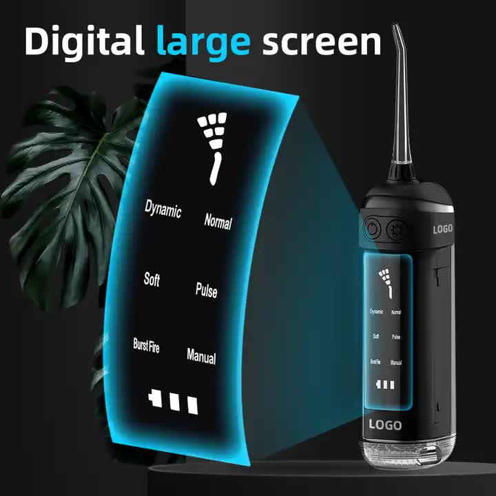 L13 Black Portable Electric Water Flosser - Handheld Teeth Cleaner, USB Rechargeable, Deep Oral Irrigator - Image 2