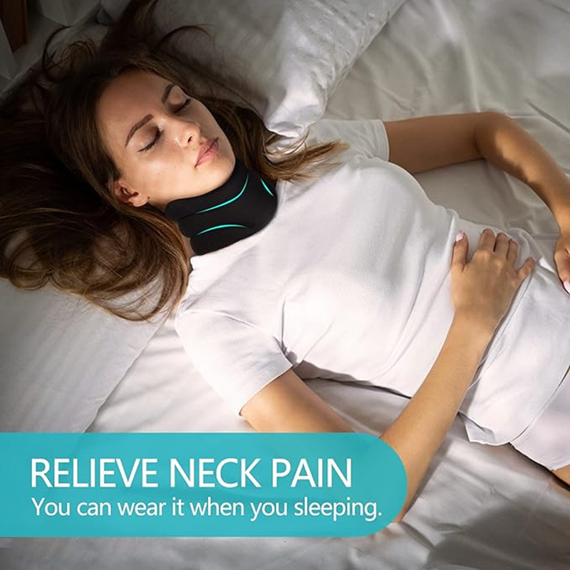 Adjustable Neck Brace with V-Shape Design – Cervical Spine Support for Pain Relief and Posture Correction - Image 4