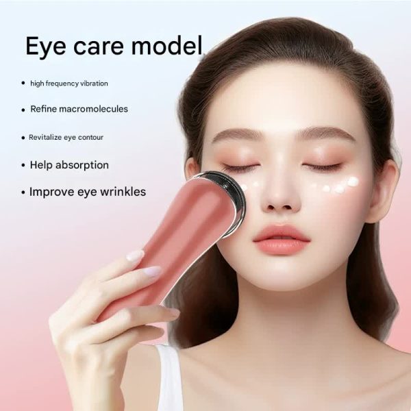 4-in-1 Facial Beauty Device - LED Light Therapy, Warm Lifting, Ion Cleansing & Eye Care(gold) - Image 2