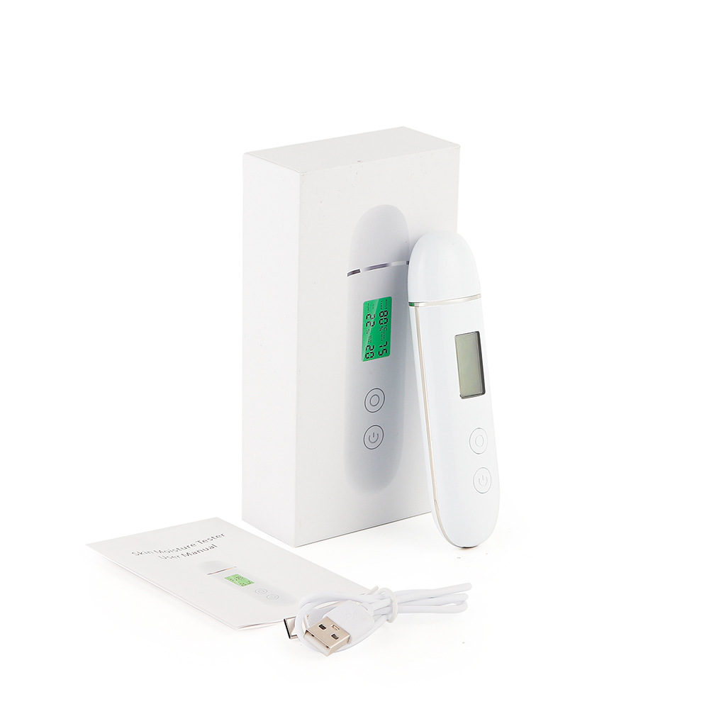 Smart Skin Analyzer with Multi-Function Detection - Measures Hydration, Oil, Elasticity, Skin Age & Fluorescent Agent Test(White) - Image 9
