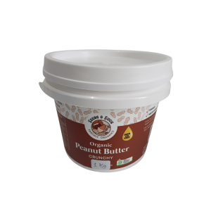 Organic Peanut Butter - Crunchy 1kg
