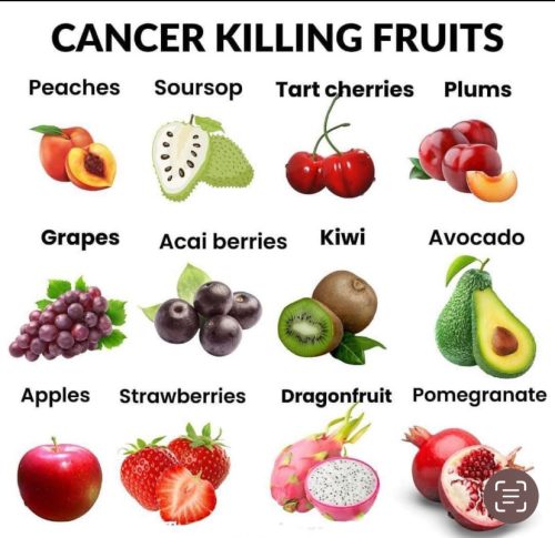 Charts-cancer-killing-fruits