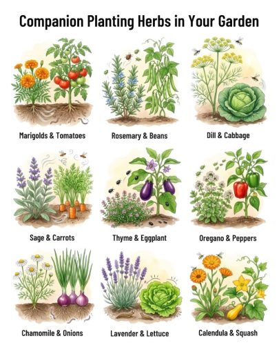 Charts - Companion planting