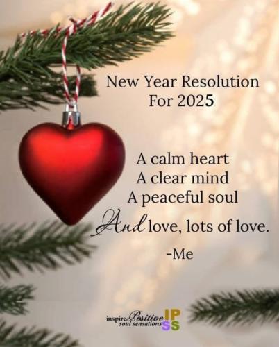 New Year’s resolutions